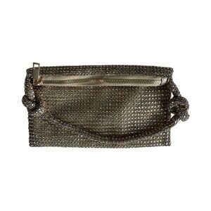 Metallic Rhinestone Clutch Evening Bag Sparkly Party Purse Top Handle‎